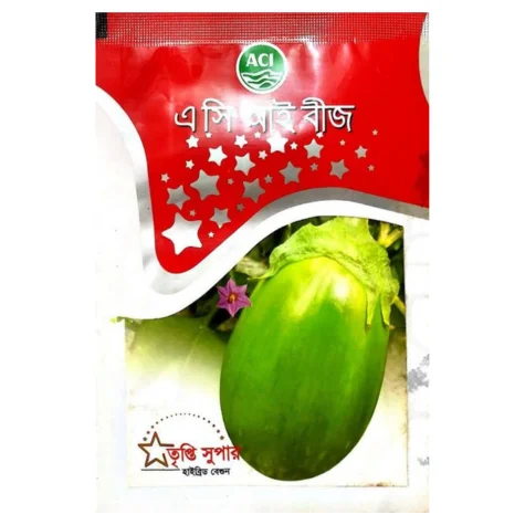 Tripti Super F1 Hybrid Brinjal Seeds - তৃপ্তি সুপার হাইব্রিড বেগুন বীজ (High Yielding & Glossy Finish)