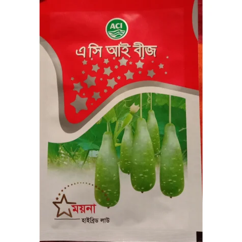 Moyna F1 Hybrid Bottle Gourd Seeds - ময়না হাইব্রিড লাউ বীজ (High Yielding & Year-Round)