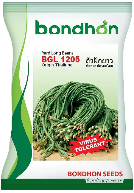 BGL 1205 Hybrid Yard Long Bean Seeds - বিজিএল ১২০৫ হাইব্রিড বরবটি বীজ (Virus Resistant & High Yield)