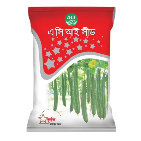 Durlov F1 Hybrid Ridge Gourd Seeds - দুর্লভ হাইব্রিড ঝিঙ্গা বীজ (Extra Long & High Yield)