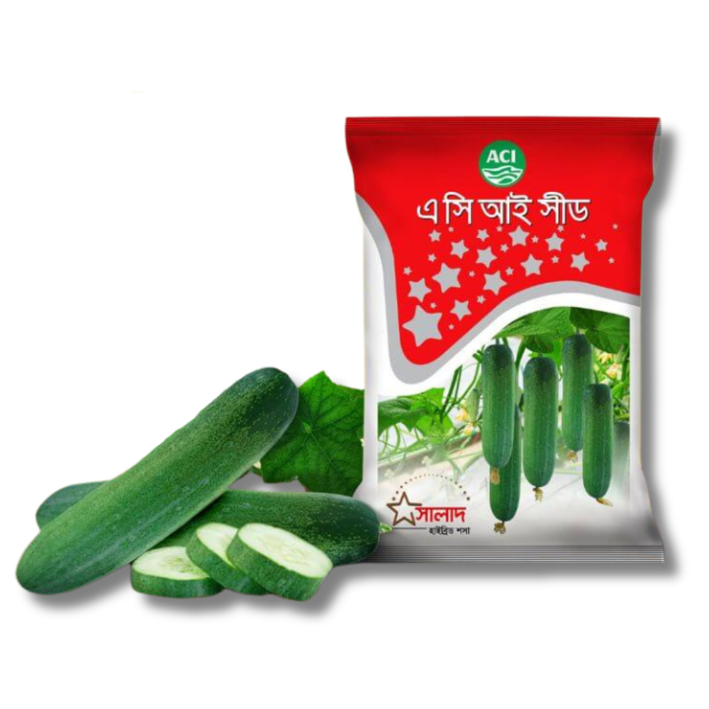 F1 Hybrid Cucumber Salad Seeds (সালাদ শসার বীজ) | High Yield Salad Cucumber Seeds BD – AgroVally