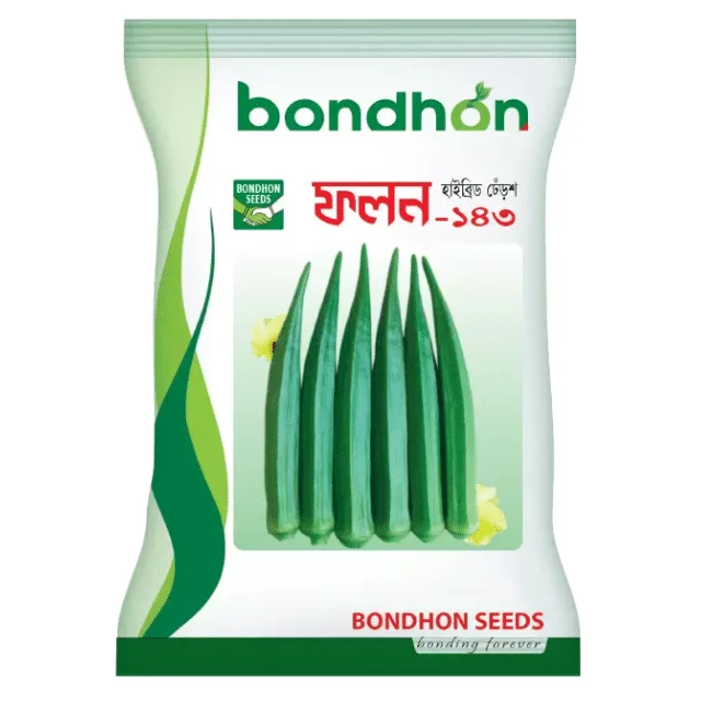 Folon-143 F1 Hybrid Okra Seed - ফলন-১৪৩ হাইব্রিড ঢেঁড়স বীজ (Virus Resistant)