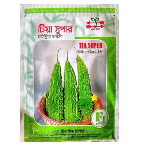 F1 Hybrid Bitter Gourd Tia Super (টিয়া সুপার করলা বীজ) | High Yield Karela Seeds BD – AgroVally