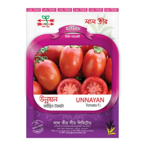 Unnayan F1 Hybrid Tomato Seed - উন্নয়ন হাইব্রিড টমেটো বীজ (High Yielding & Virus Resistant)