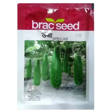 Usha F1 Hybrid Bottle Gourd Seeds - ঊষা হাইব্রিড লাউ বীজ (High Yielding & Year-round)