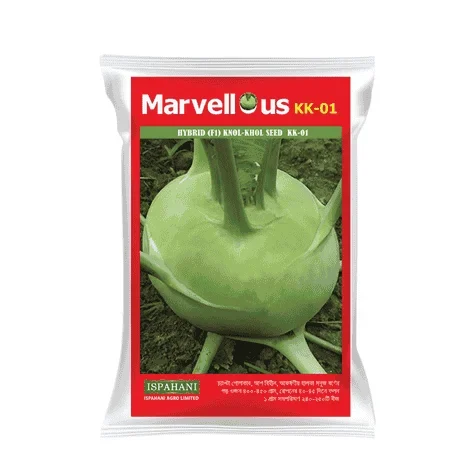KK-01 F1 Hybrid Knol Khol Seed - কেকে-০১ হাইব্রিড ওলকপি বীজ (Fast Growing)