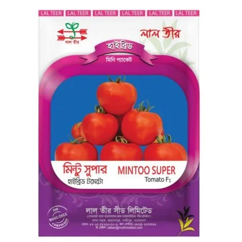Mintoo Super F1 Hybrid Tomato Seed - মিন্টু সুপার হাইব্রিড টমেটো বীজ (Original Intake)