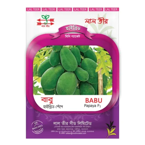 Babu High Yielding Papaya Seeds - বাবু উচ্চ ফলনশীল পেঁপে বীজ (Best for Vegetable & Fruit)