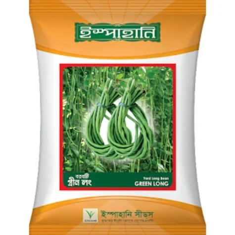 Green Long Hybrid Yard Long Bean Seeds - গ্রীণ লং হাইব্রিড বরবটি বীজ (Extra Long & Fiber-Free)