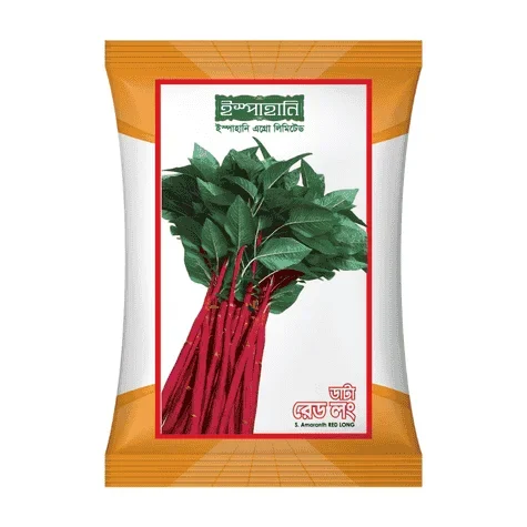 F1 Hybrid Stem Amaranth Red Long Seeds - উচ্চফলনশীল হাইব্রিড লাল ডাটাশাক বীজ (রেড লং)