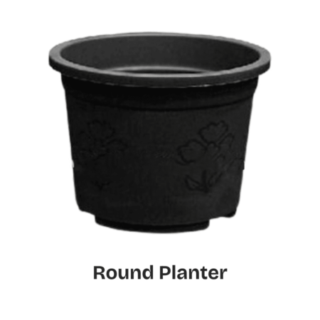 Flower Tob- Round Planter