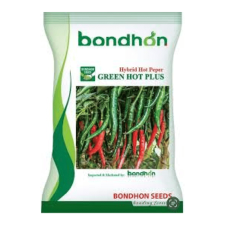 Bondhon Chilli Seeds- Green Hot Plus