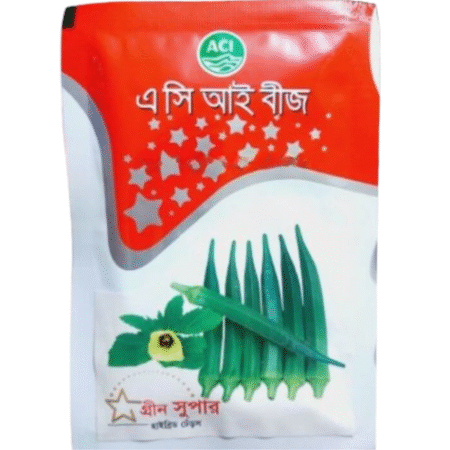 F1 Hybrid Okra Seed Green Super